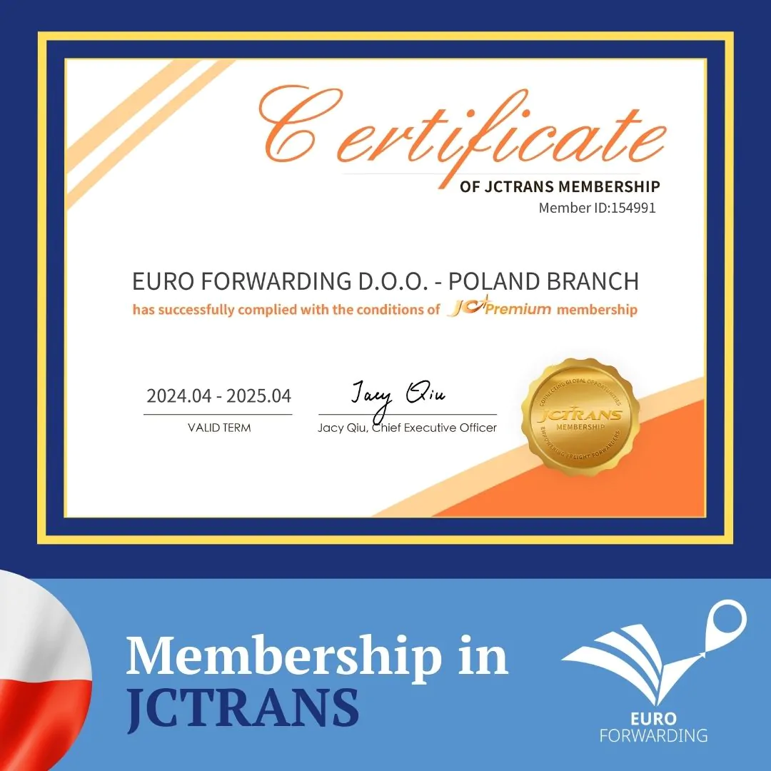 Сертифікат члена JCTRAN Сертифікат члена JCTRAN